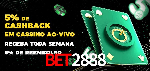 Promoções do cassino ao Vivo BET2888